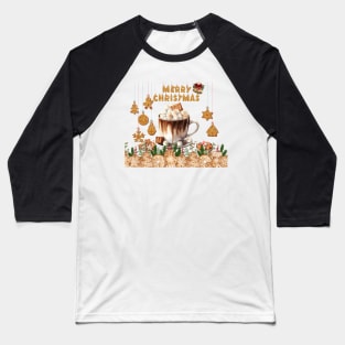 Gingerbread tshirt design Baseball T-Shirt